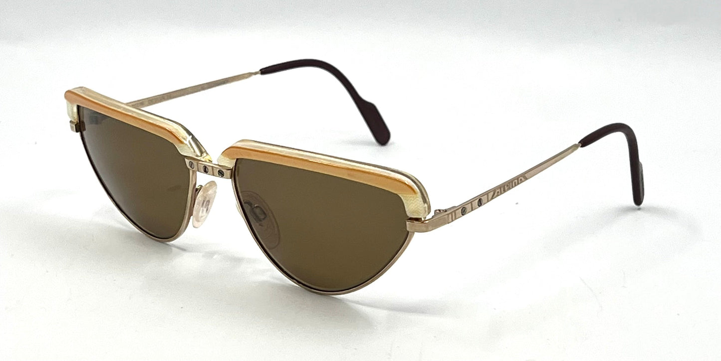 Alpina FM 61 West Germany Cat Eye Vintage Sunglasses-New Custom Lenses-Unworn