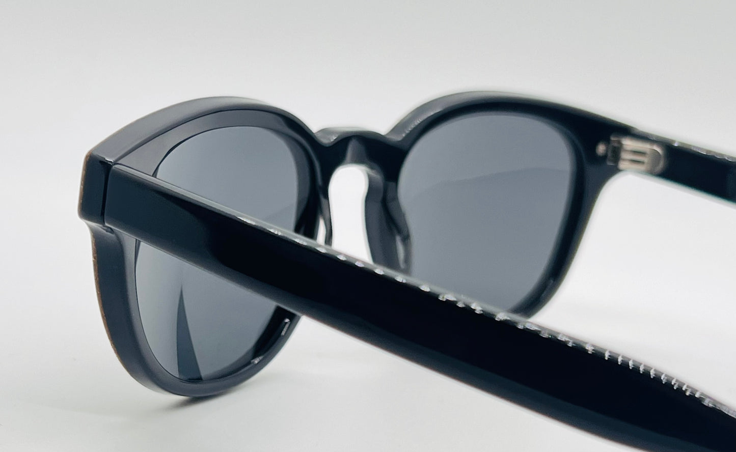 Oliver Peoples Berluti Sheldrake Leather Sunglasses Ov5036Sq-Full Kit