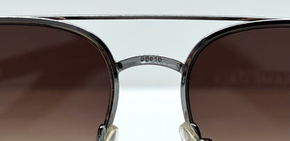 Marchon Marcolin 908|H2 Half-Rim Sunglasses w|New Custom Tobacco Gradient Tinted Lenses