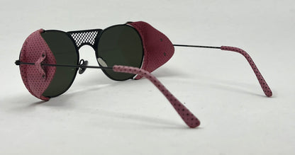 L.G.R Lawrence Flap 54-20-145 Pink Leather Side Shields Handmade in Italy Unworn