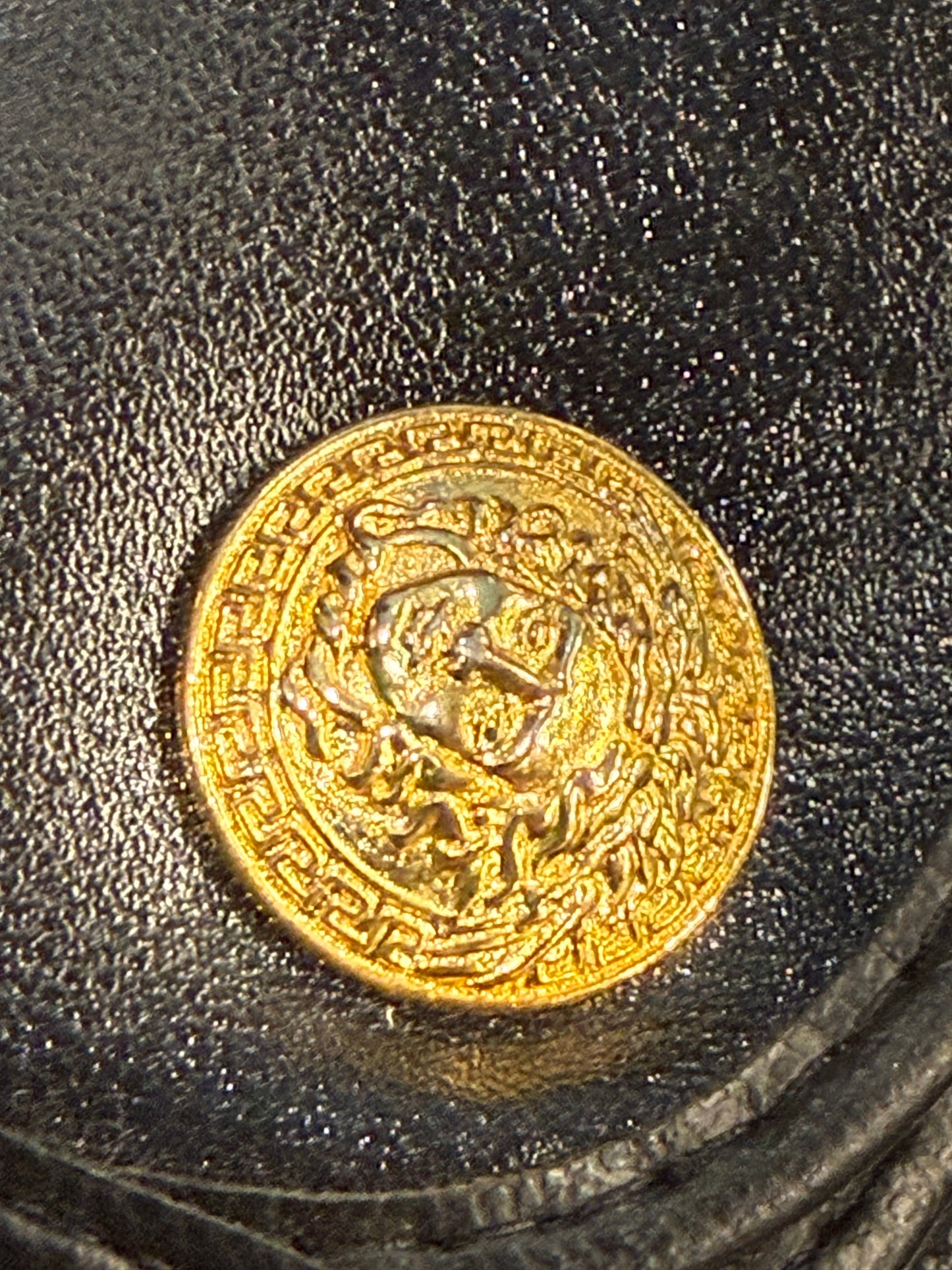 Gianni Versace VINTAGE Leather Case-Medusa NOS-RARE/COLLECTIBLE
