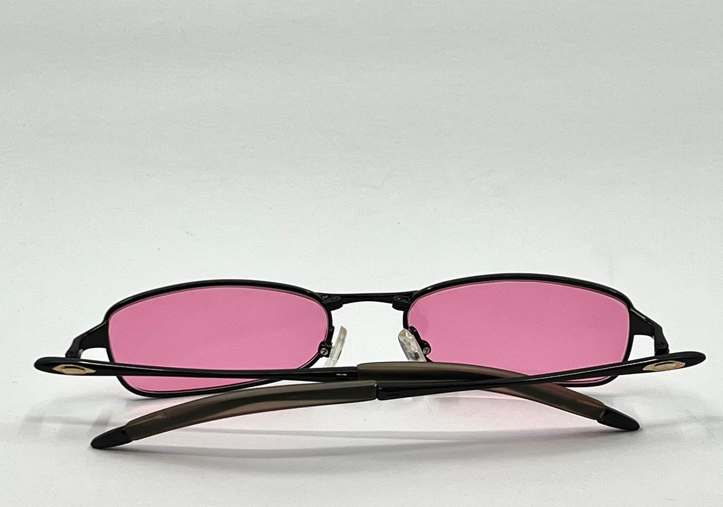 Oakley Straight Line 2.0 11-729 Vintage Sunglasses W|New Solid Pink Custom Tined Lenses-Nos|Unworn