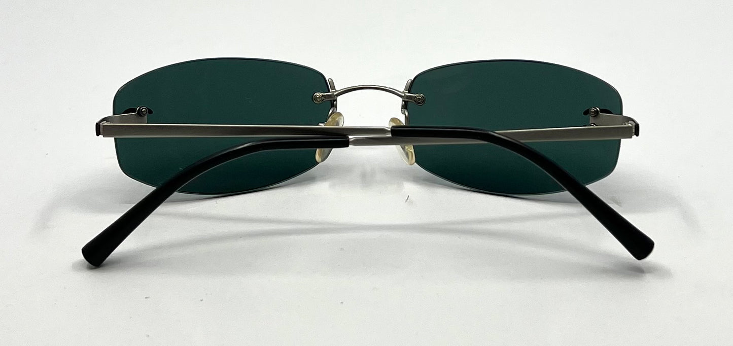CHANEL 4002 Rimless Sunglasses c.103/71 Y2K Made in Italy-Vintage