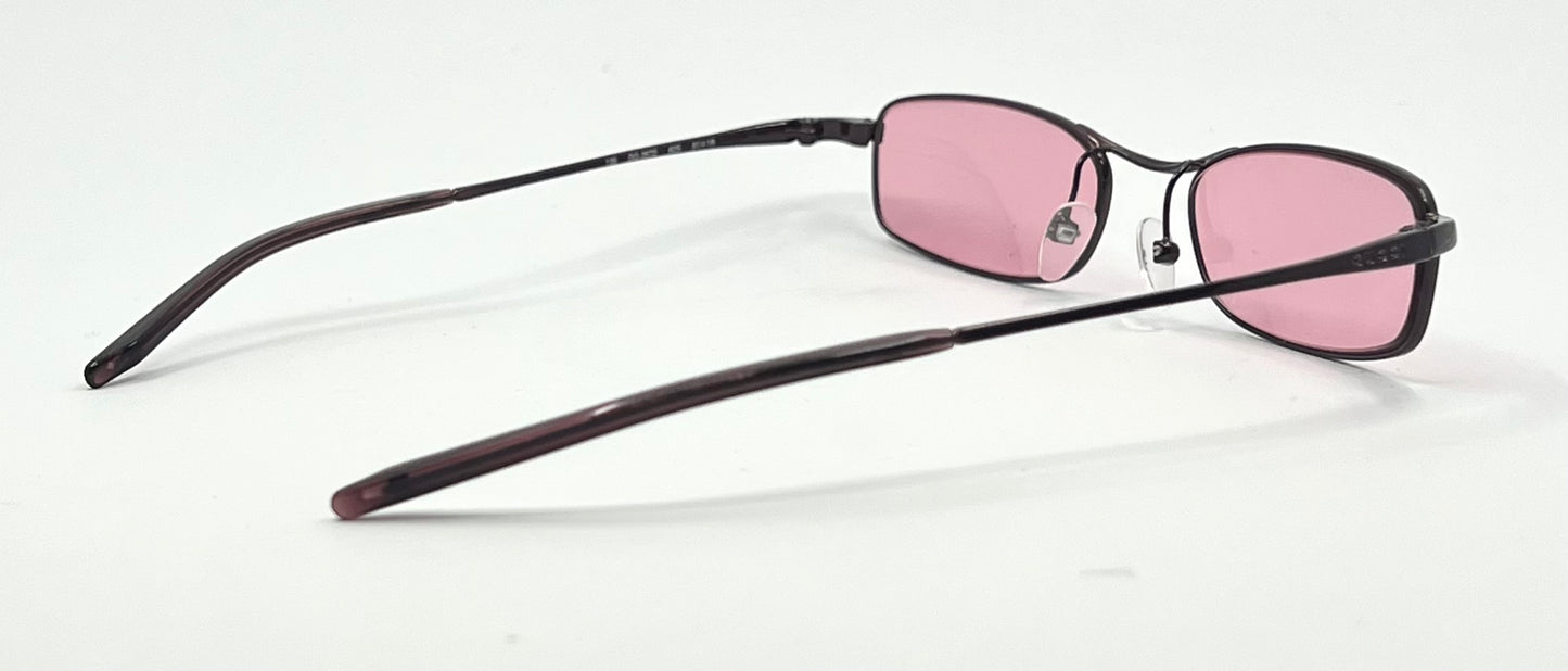 Gucci GG2672 625 Metallic Burgundy Y2K Vintage Sunglasses-New Custom Lenses