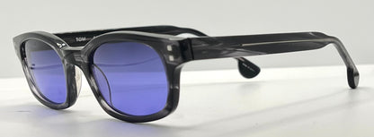 Fiction By L.A. Eyeworks Tom 033 Sunglasses-W| New, Solid Midnight Violet Custom Lenses
