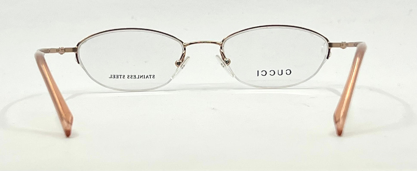 Gucci GG 2705 ZL9 Half-Rim Titanium Optical Frames Italy Unworn Deadstock