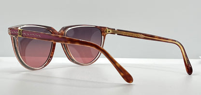 Ysl Diomed 333V Sunglasses W|New, Custom Gradient Lavender To Rose Lenses-France