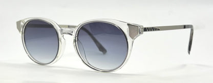 Early Coco and Breezy 10001 Clear & Metal Round Gradient Sunglasses-NOS/UNWORN