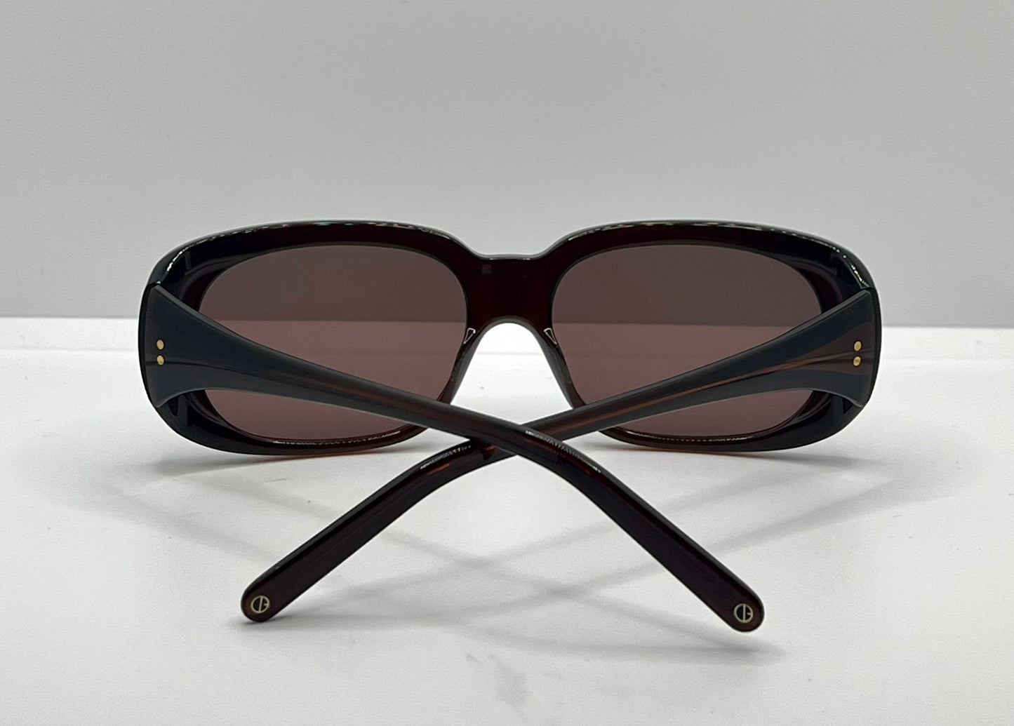 Cynthia Benjamin “Sid” Handmade Sunglasses – Plum Fade Acetate – Full Kit – Luxury Collector’S Piece