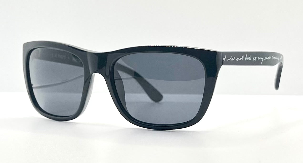 John Baldessari x Freeway Eyewear – “I Will Not Look at Any More Boring Art” – L.A. Rays Artist Series – Rare C1 – Full Kit-Unworn