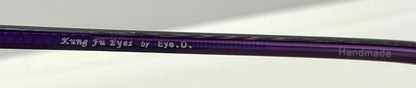 Kung Fu Eyes Sophia 159 Purple Titanium Sunglasses w|New, Custom Gradient Lenses