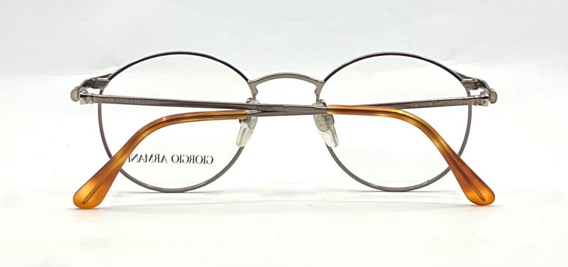 Giorgio Armani 132 Round Optical Eyeglass Frame-VINTAGE-Unworn-Italy
