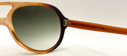 Vintage American Optical Flexi-Fit 6M Z87 Safety Glasses-Deadstock w|New, Custom Gradient Aquamarine Berko’s Designs Lenses