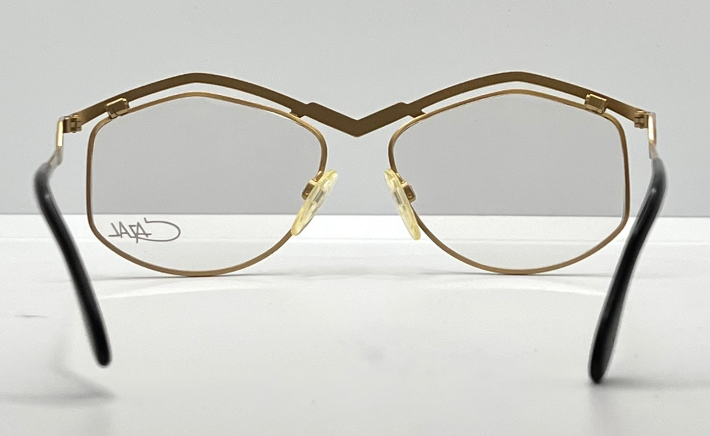 Cazal Mod 249 Col 413 Vintage Titanium Eyeglasses-Gold Leopard 57Mm-Unworn-Germany