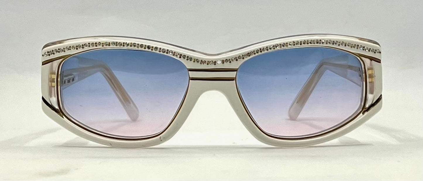 France Look SOPHIA CS0-Vintage 70s Sunglasses Crystal Brow-France-Unworn
