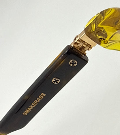 Chrome Hearts SMAKERASS GS-DT Yellow/Tortoise-Zeiss Lenses-Full Kit-New-57mm