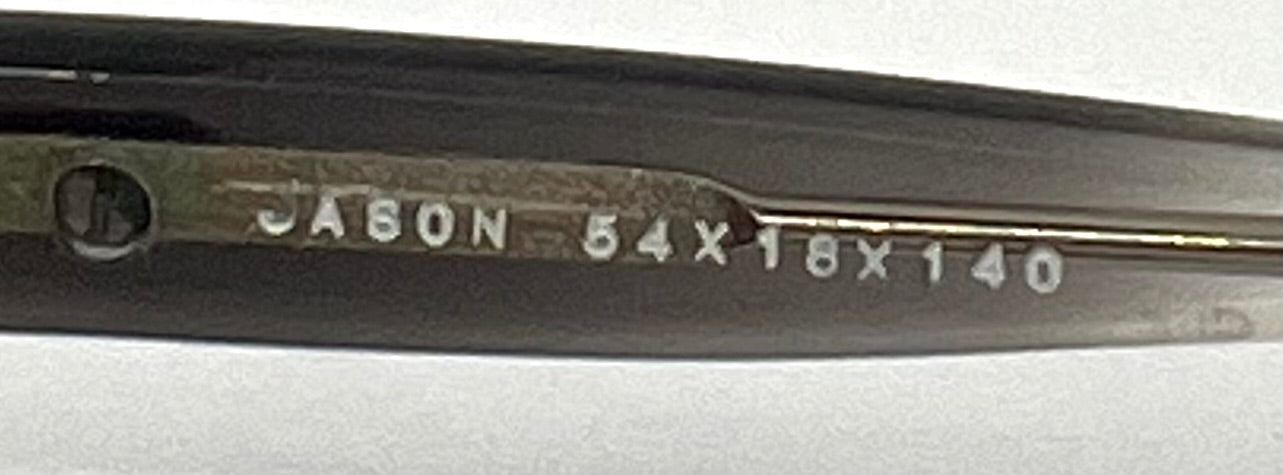 Adonis “Jason” Y2K Vintage Sunglasses with New Gradient Custom Lenses
