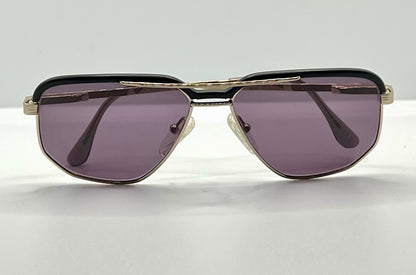 High Fashion Mod. 1729 – Italian Metal Vintage Aviator W|New, Custom Violet Grey Lenses
