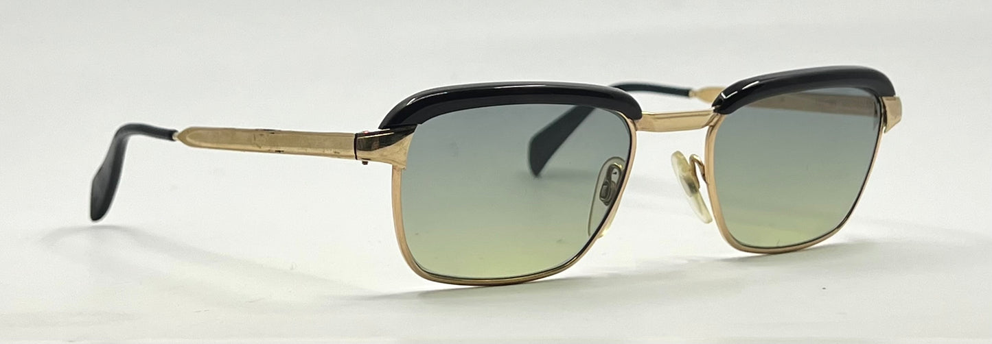 Amiard Cambridge 22 Vintage Browline Sunglasses-New Gradient Second Chance Customs