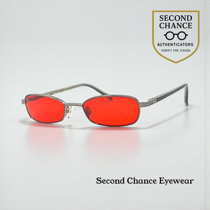 Chloé CL 1104 C04 Y2K Vintage Sunglasses w/New Crimson Red Custom Lenses-France