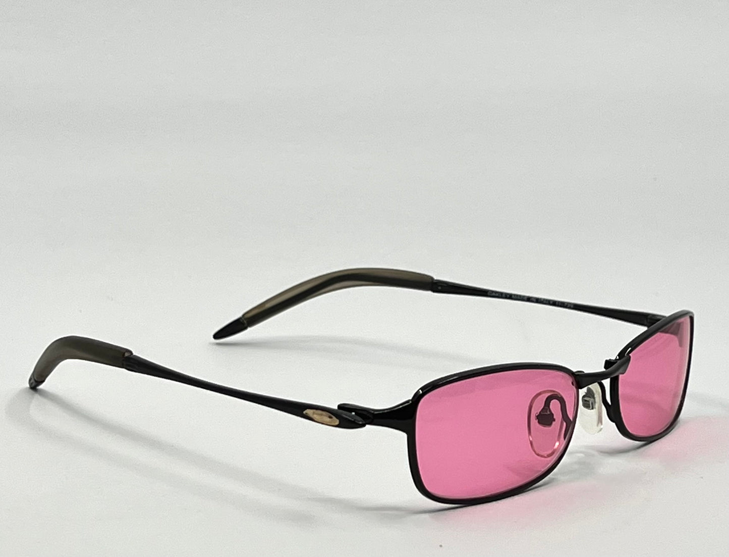 Oakley Straight Line 2.0 11-729 Vintage Sunglasses W|New Solid Pink Custom Tined Lenses-Nos|Unworn