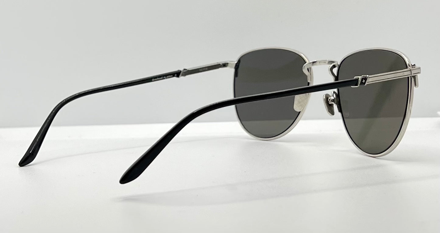 Leisure Society “Voysey” by Shane Baum-Silver-Custom Polarized Japanese Lenses-New|Unworn