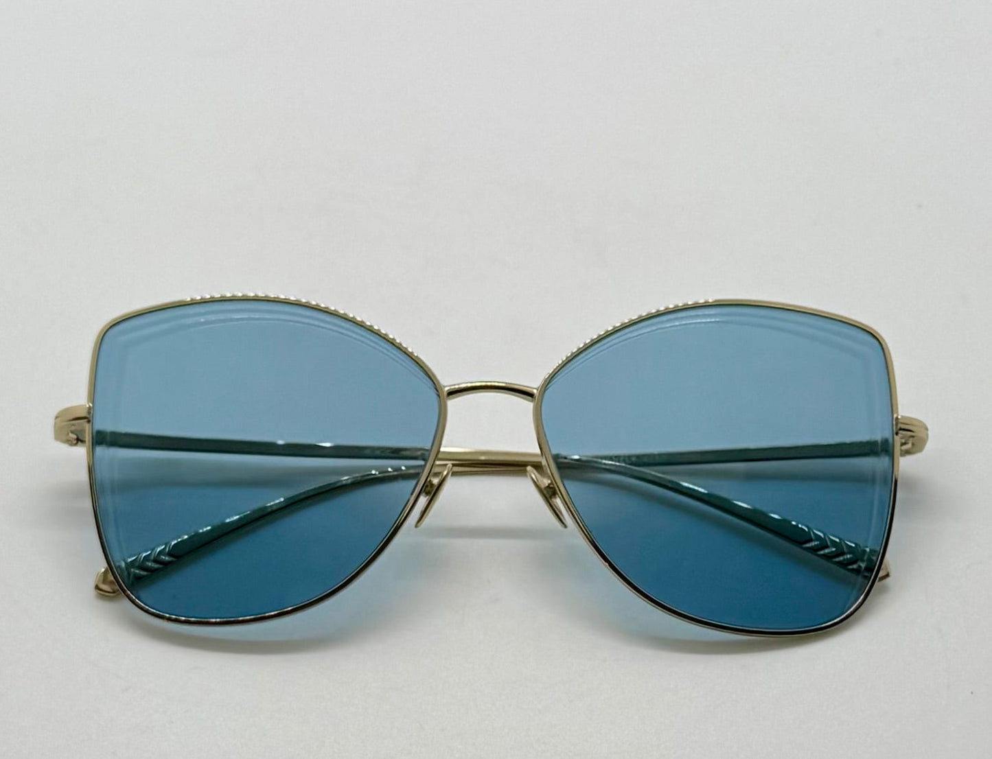 Chanel 4253 C.395/80-Y2K Vintage Gold Metal Sunglasses-UNWORN-w/Case