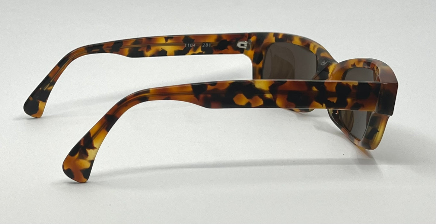 Alain Mikli Paris 1104 281 Vintage Tortoiseshell Sunglasses France