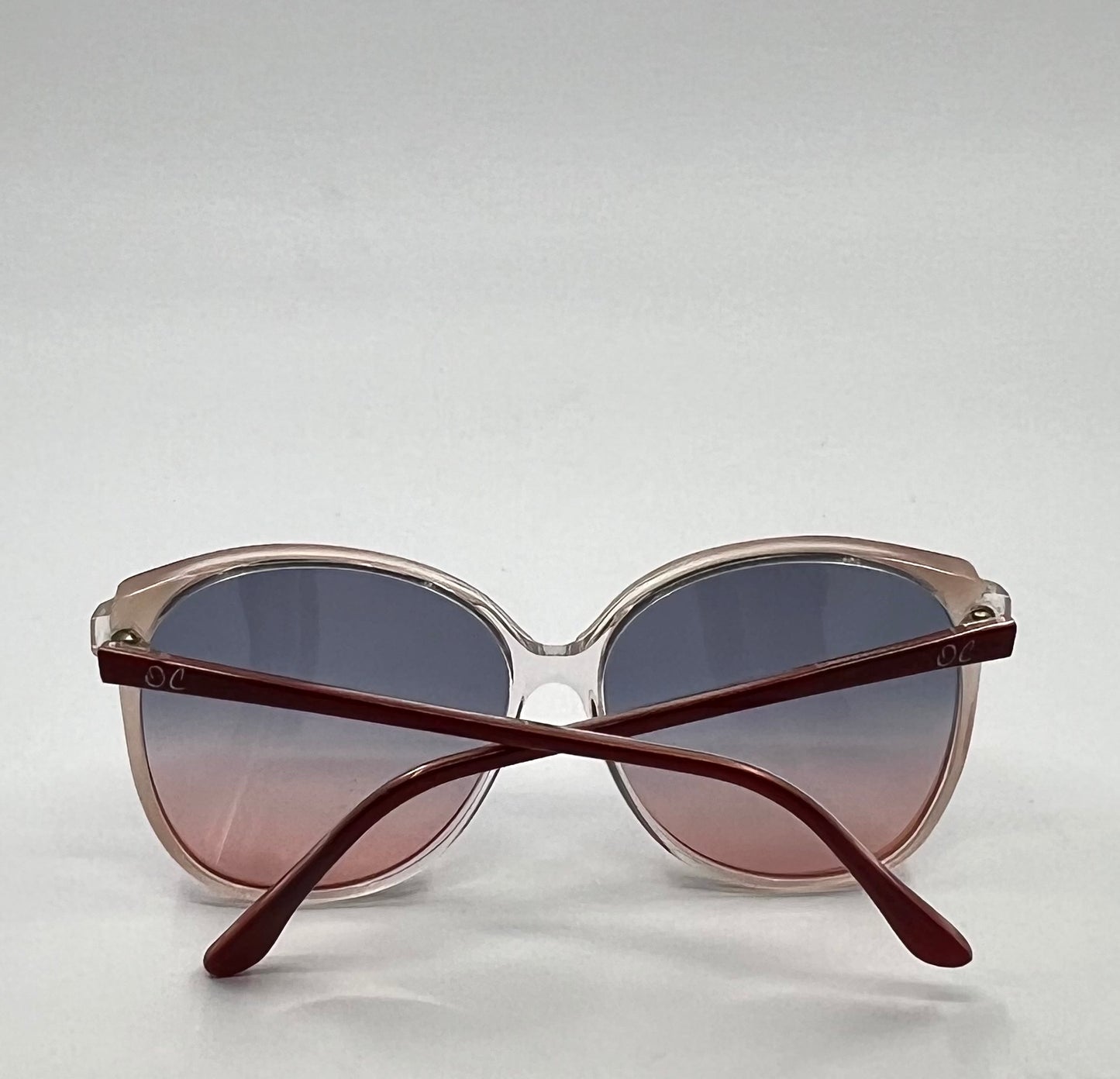 Oleg Cassin 780 Vintage Sunglasses w|New Blue|Rose Gradient Custom Tinted Lenses-Unworn-140mm