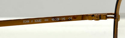 Odette Lunettes Fenn B2602 48Mm Square Optical Glasses – New Unworn – Belgium