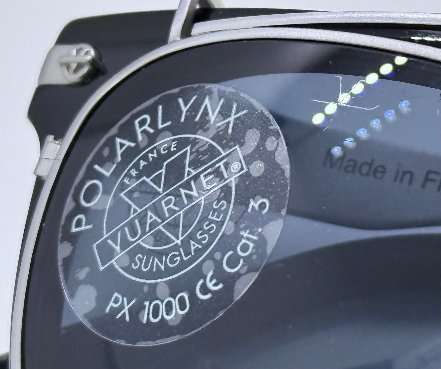 Vuarnet Vl1407 0001 Polarized Clip-On Sunglasses With Mineral Glass Lenses