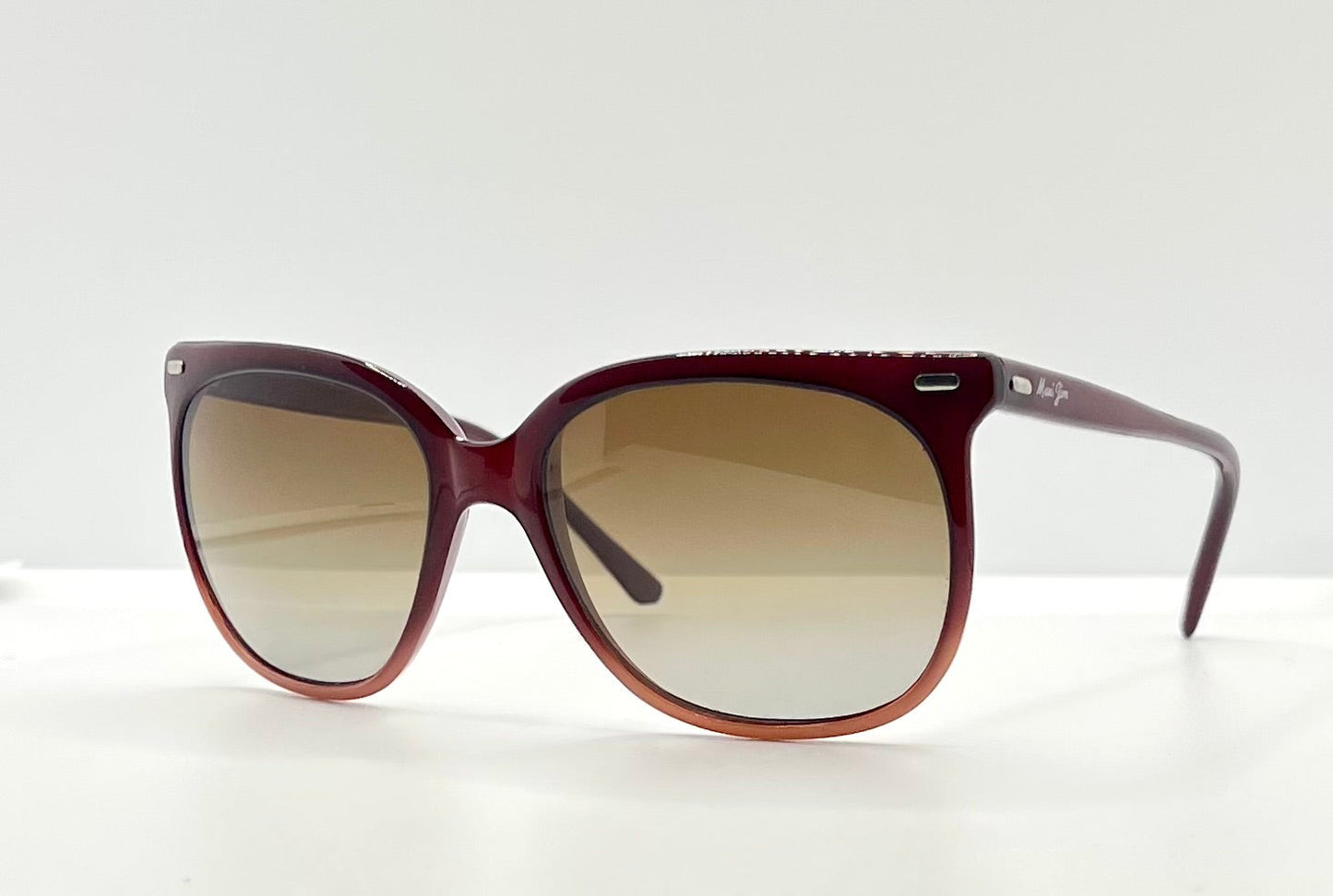 Vintage Maui Jim Cat-Eye Gradient Sunglasses – Made in France – Original Lenses