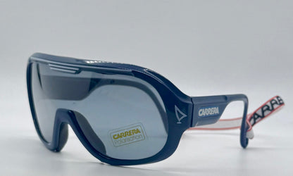 Vintage Carrera Polarisation Shield Sunglasses – Navy Blue – Unworn Deadstock (Austria)