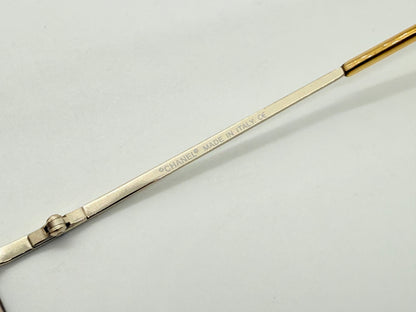 Chanel 4086 C.124|60 Silver Shield Rimless Sunglasses – Vintage Deadstock – Made In Italy