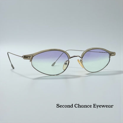 Red Rose FR253 949 Titanium Vintage Sunglasses-New Gradient Custom Tinted Lenses