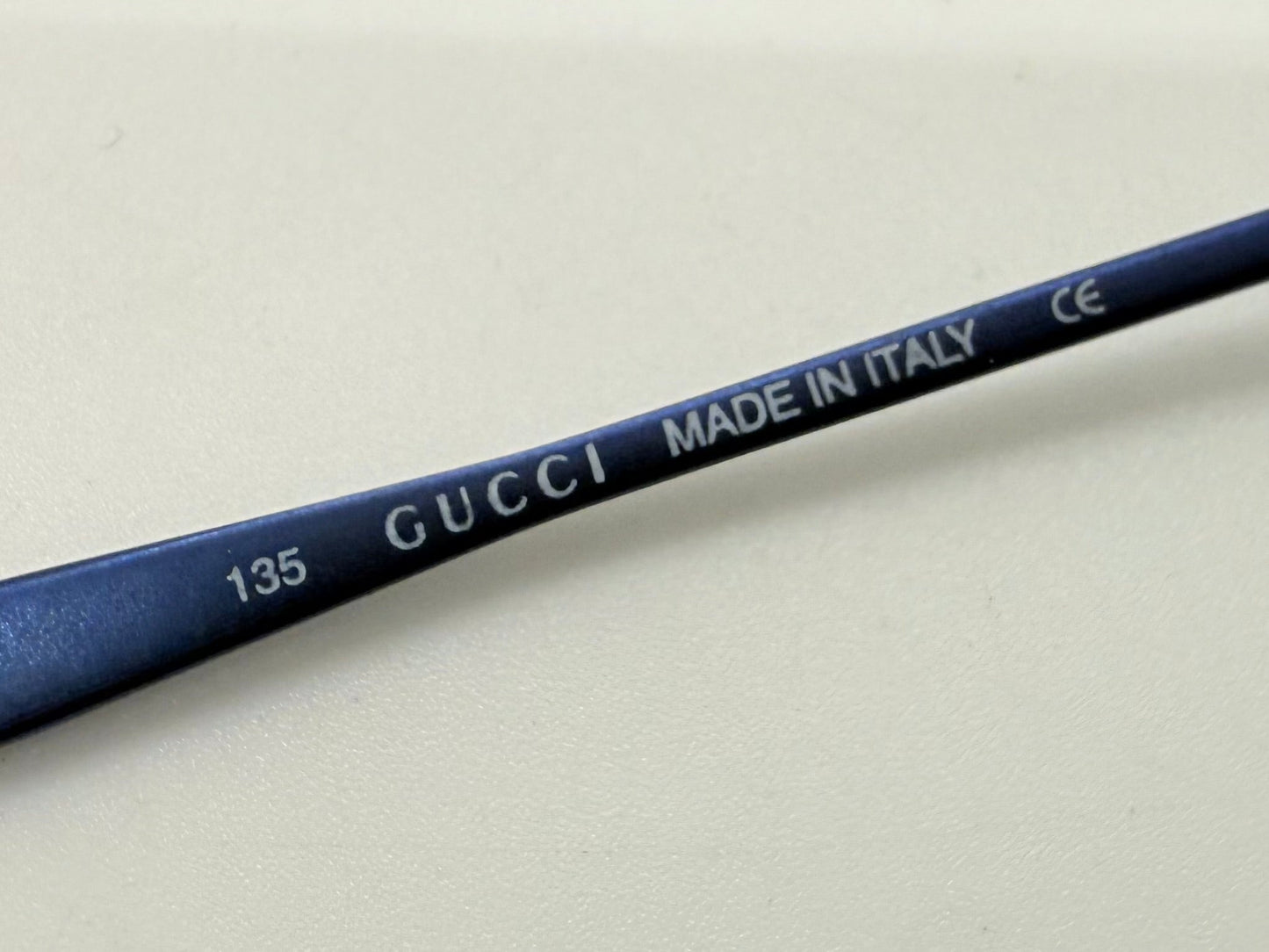 GUCCI GG1636 6XG-Blue Oval Optical Frames VINTAGE-Unworn-50mm