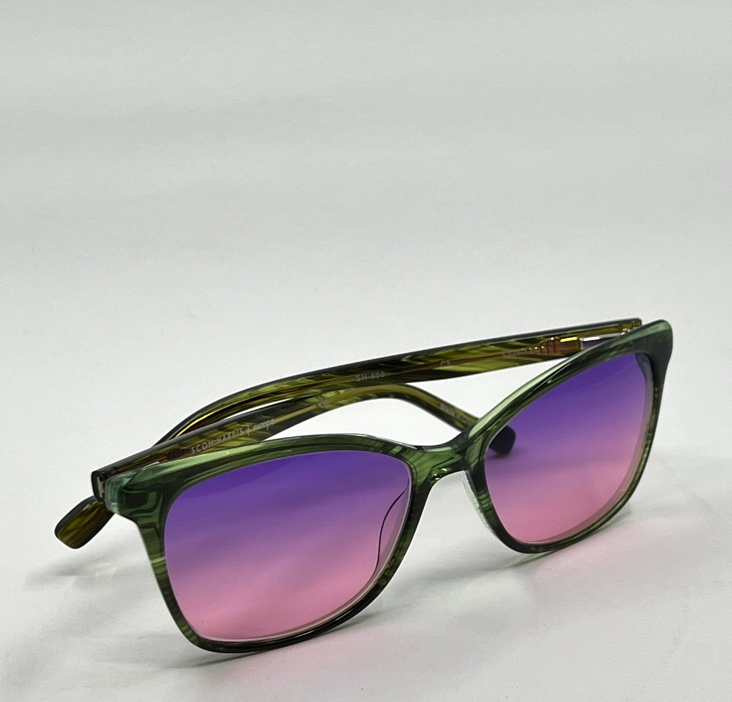 Scott Harris Sh 696 C3 Sunglasses W| New Gradient Tinted Custom Lenses Lenses-New|Unworn-53Mm