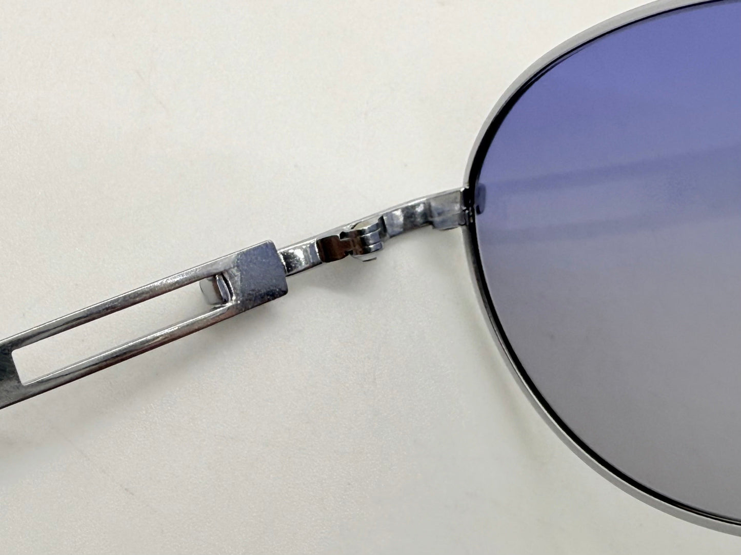 Yohji Yamamoto Vintage Japanese Oval Sunglasses-Unworn-Blue Gradient Lenses
