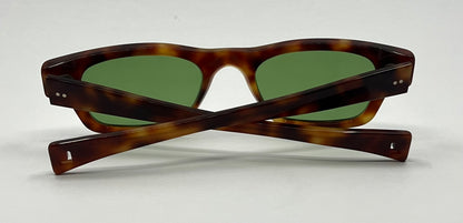 Jean Lempereur 3022 Vintage Sunglasses w/New Solid Green Custom Lenses- France-51mm