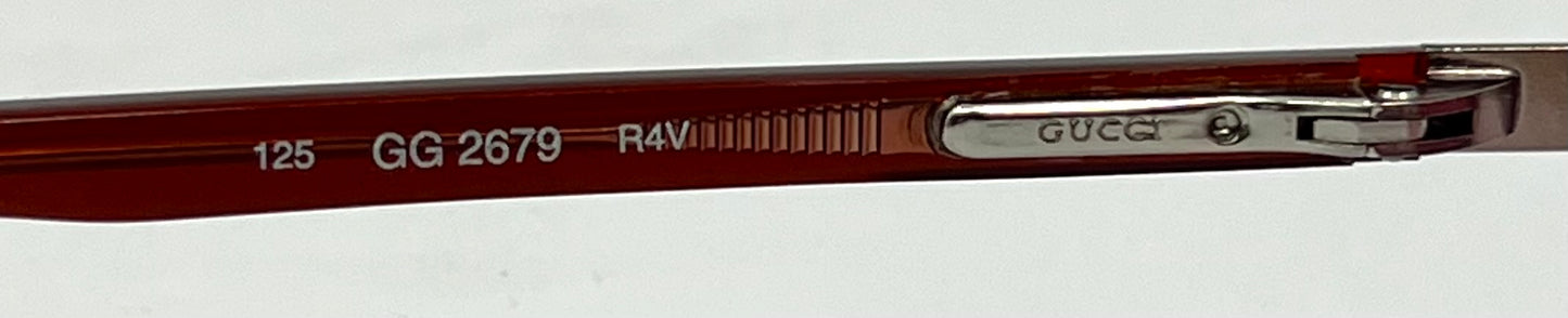 Gucci GG 2679 R4V Y2K Vintage Sunglasses w/New Rose Tinted Custom Lenses