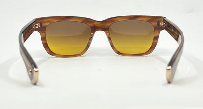 Garrett Leight x Officine Générale DB Sunglasses w/New, Custom Gradient Lenses-Full Kit/Unworn