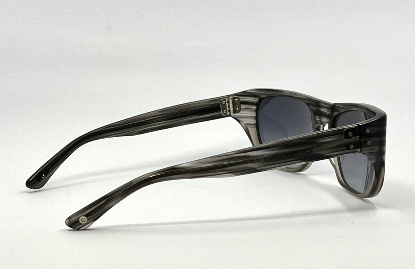 Salt. Polarized Sunglasses- Striated Grey Acetate-Japan-Unworn|Deadstock