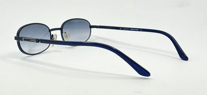 Gucci GG1374 6XG Blue Oval Y2K Sunglasses-New Gradient Custom Lenses-UNWORN