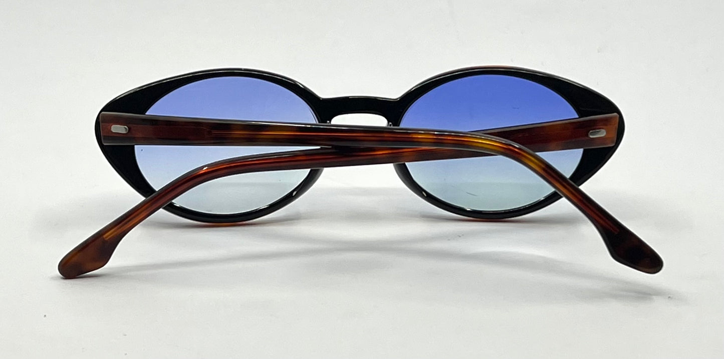 No Name Los Angeles “Lenor”-Deadstock Sunglasses w/New Gradient Tinted Custom Lenses-Japan