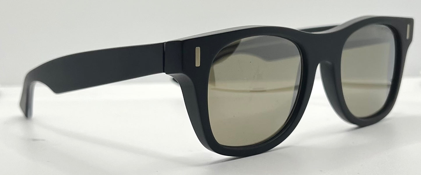 Cutler and Gross 1339 C04 Sunglasses-Matte Black-52mm-Full Kit-New|Unworn-Italy