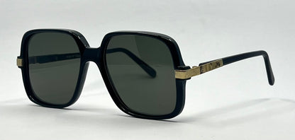 Sergio Valente Vintage Vintage Sunglasses-Black/Gold Deadstock-56mm
