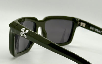 Off-White™ Oe Ri067 5707 Green Sunglasses-Rare Colorway-New|Unworn-Full Kit-59Mm