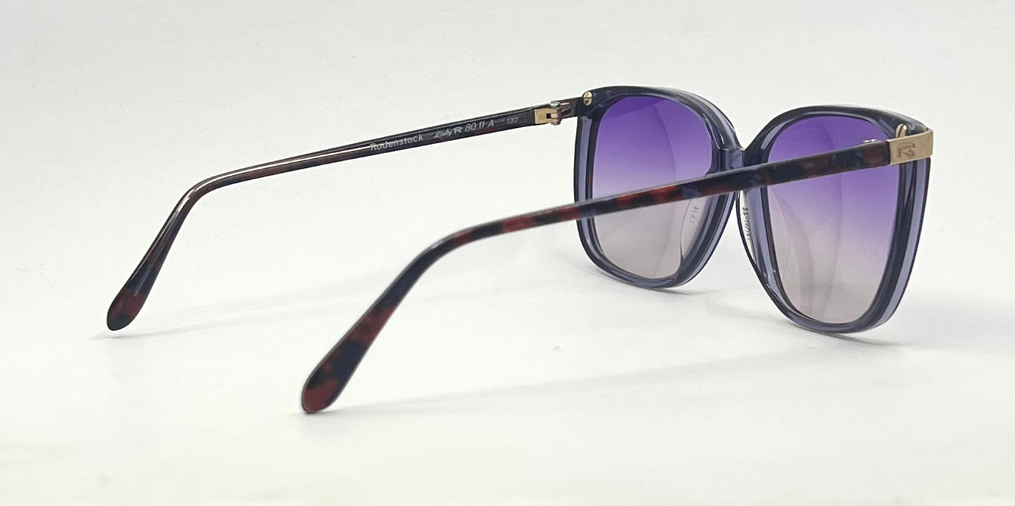 Rodenstock Lady R 80.11-A Vintage Sunglasses-Unworn w/New Purple Gradient Custom Lenses