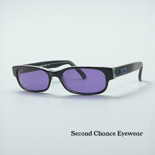 Gucci GG1181 M4X Y2K Vintage Sunglasses/Deadstock-New Solid Purple Custom Lenses-Italy