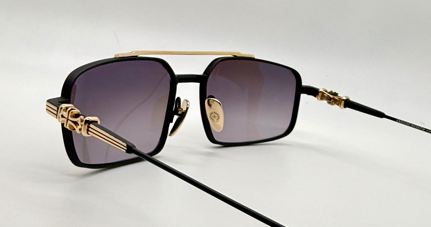 Chrome Hearts LICK’N MBK/GP Sunglasses – Brand New Full Kit w/ Zeiss Lenses